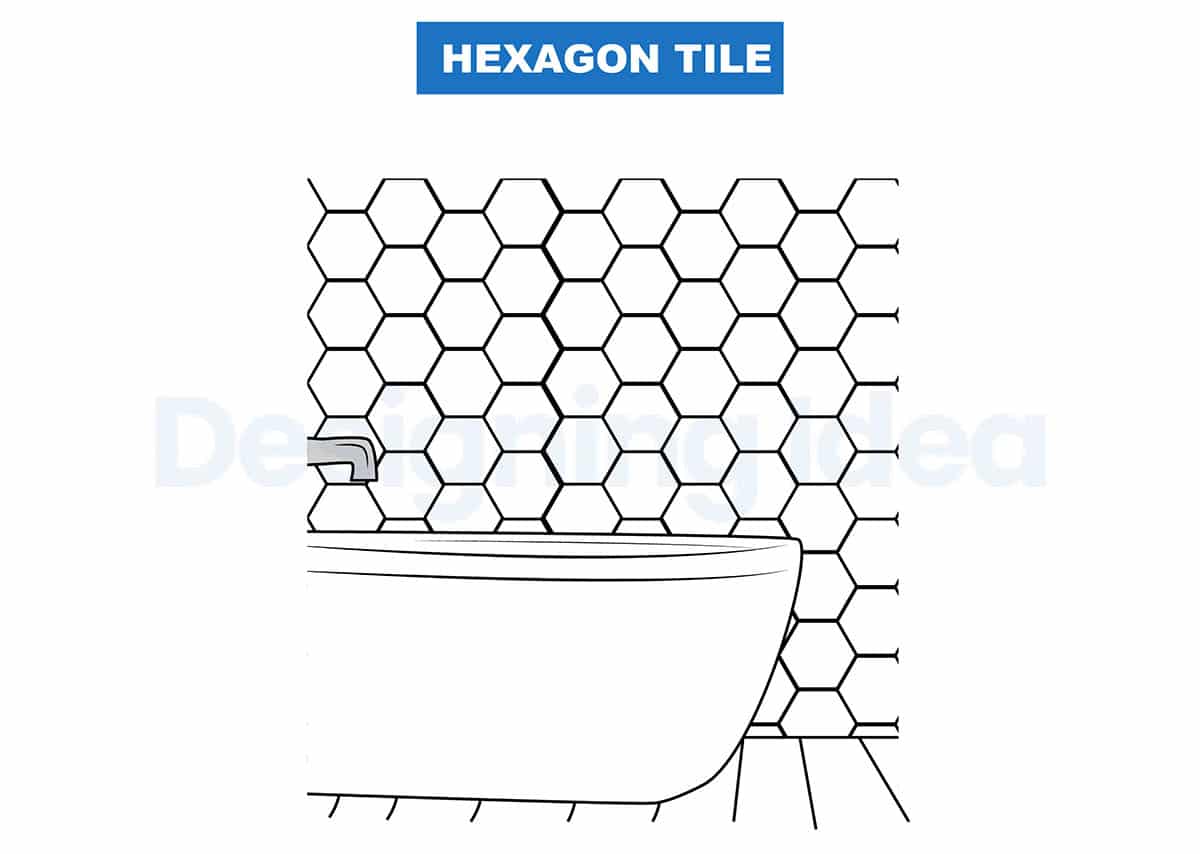 Hexagon tile