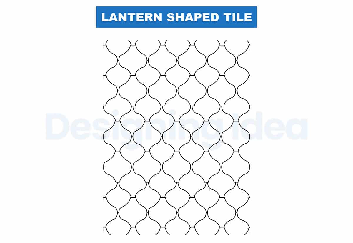 Lantern shaped tile