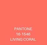 Living coral paint color