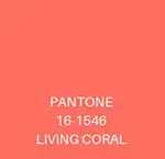 Living coral paint color