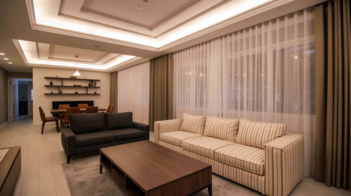 This modern space with an open layout is a good example of
