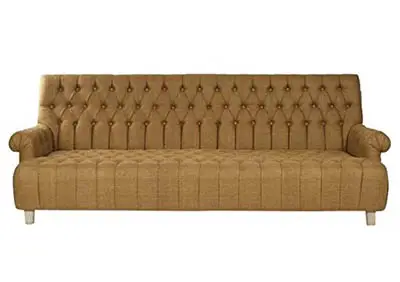 Raw silk sofa