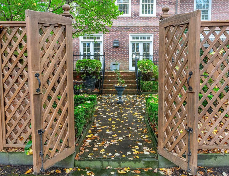 cheap lattice fence ideas