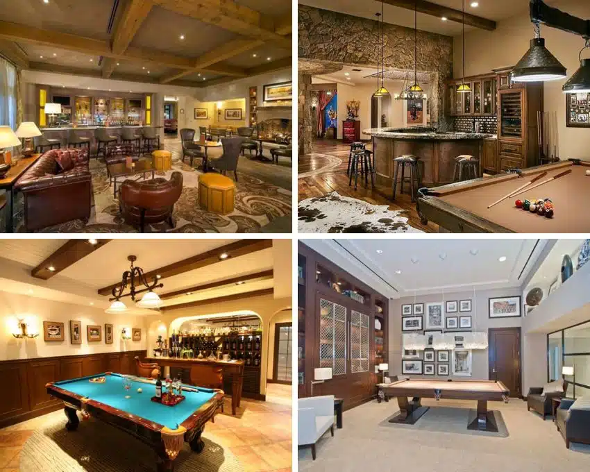 Ultimate Man Cave Ideas: Screens, Pool Table, Theater Seating, Granite