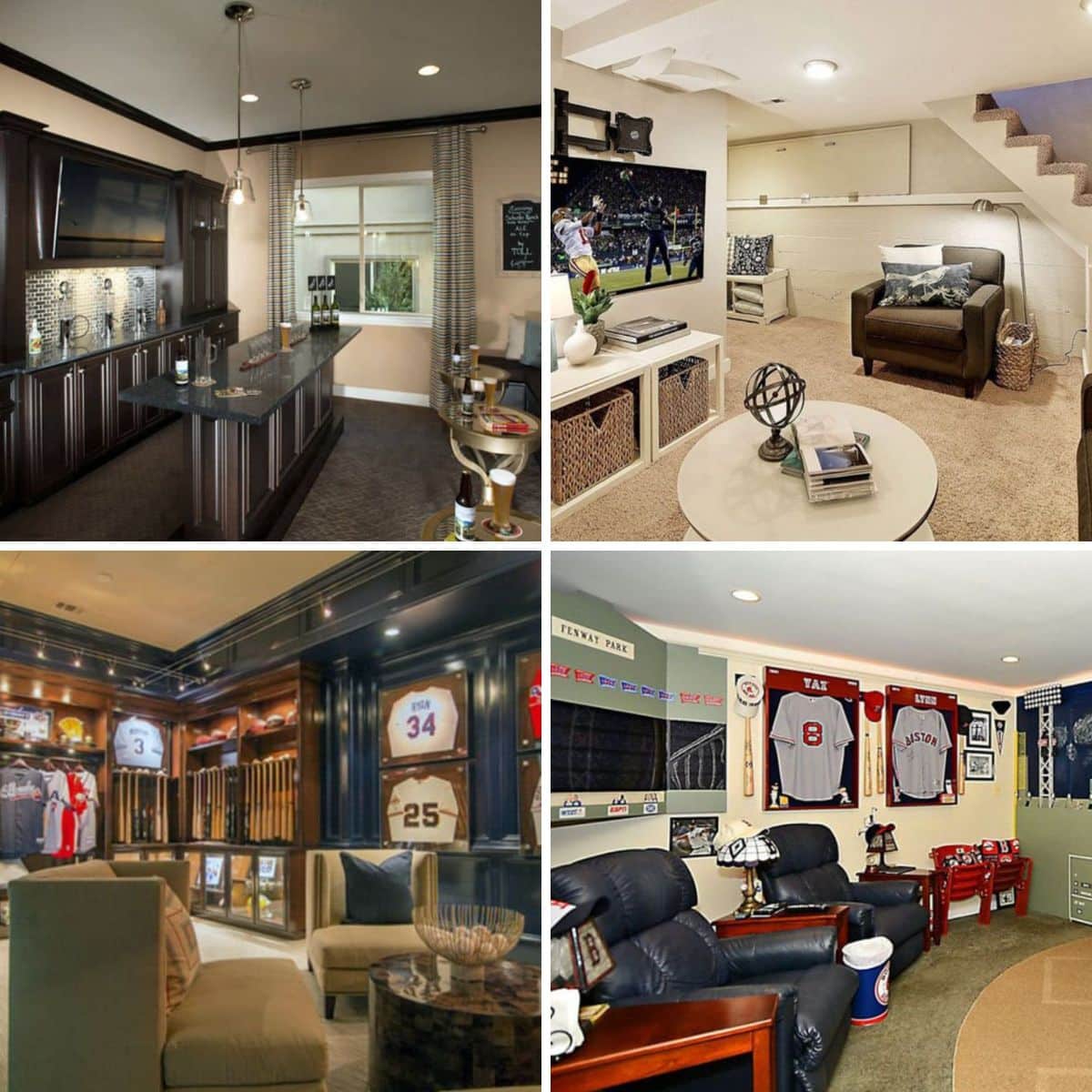 different small man cave designs