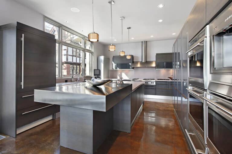 Stainless Steel Kitchen Countertops (Ultimate Guide)