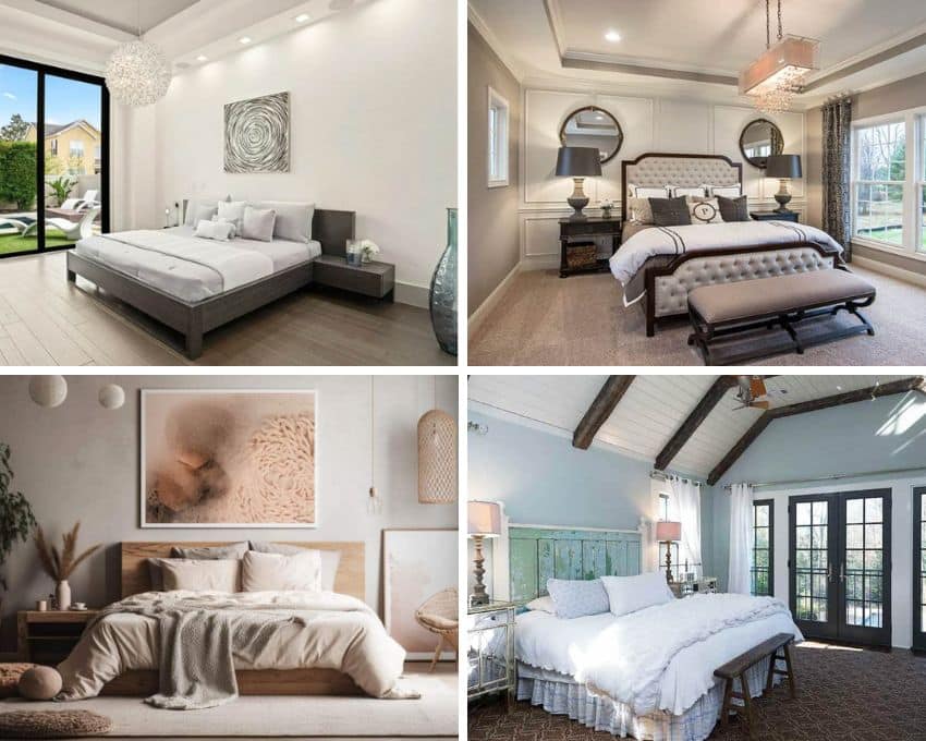 different styles of bedrooms
