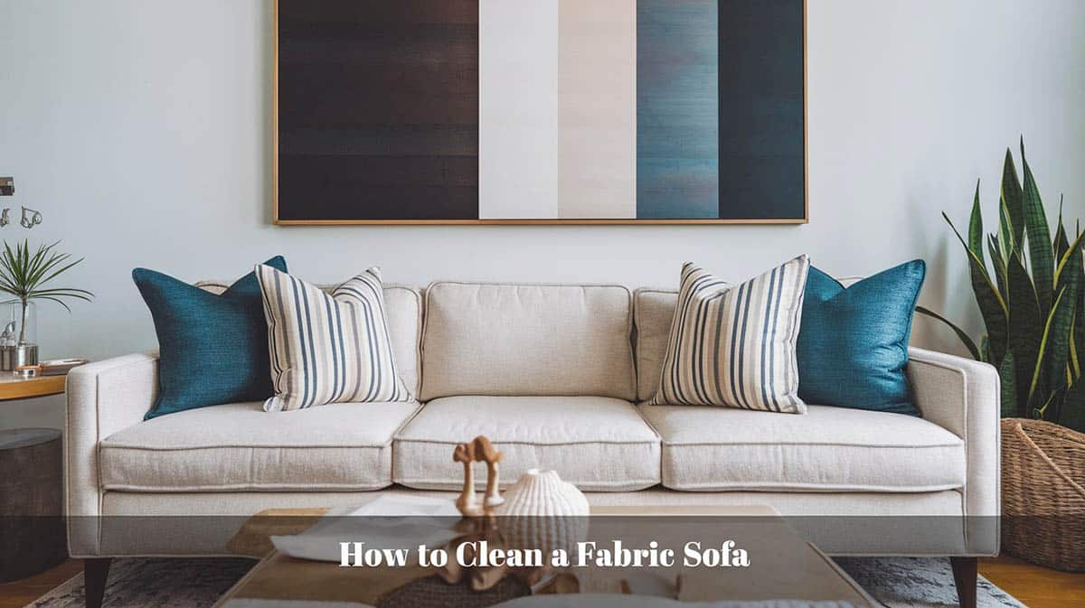 How To Clean a Fabric Sofa