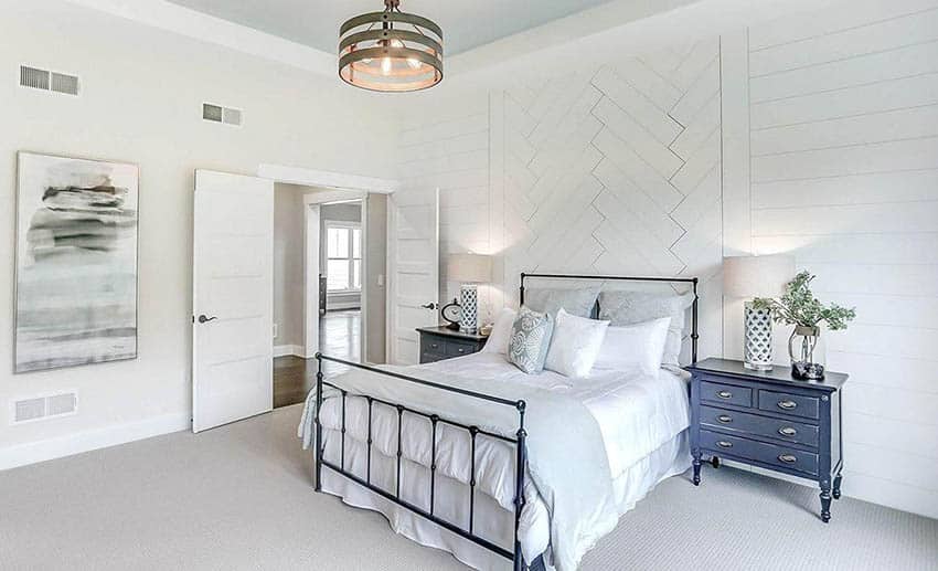 Modern farmhouse bedroom design