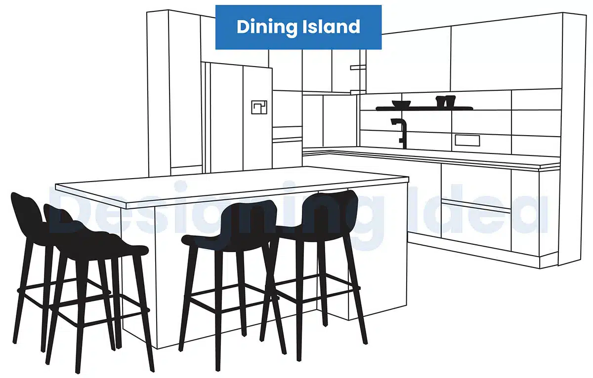 Island for dining