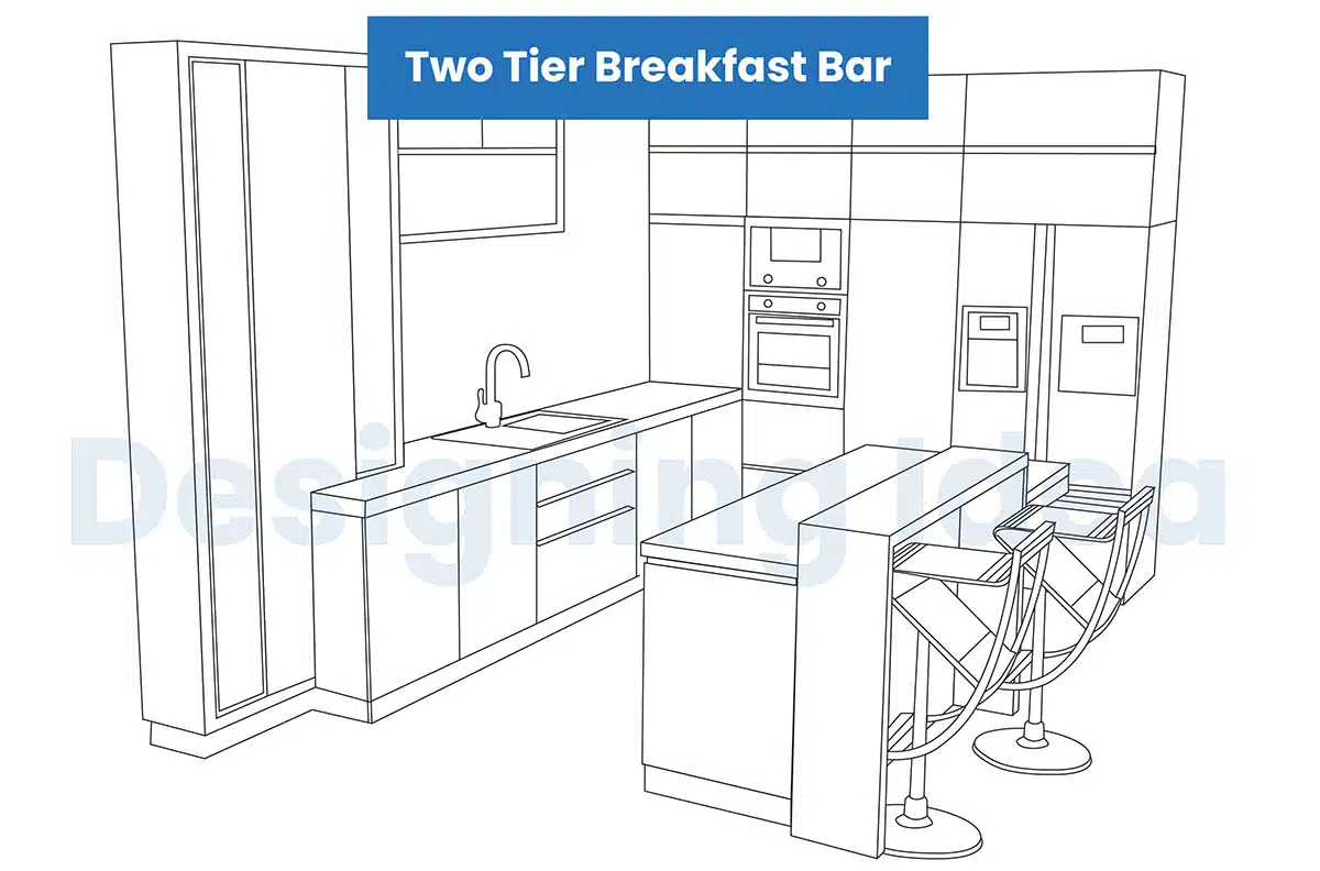 Two tier island