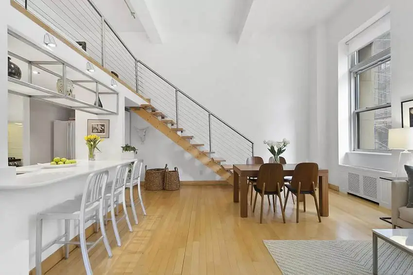 Under stairs storage baskets