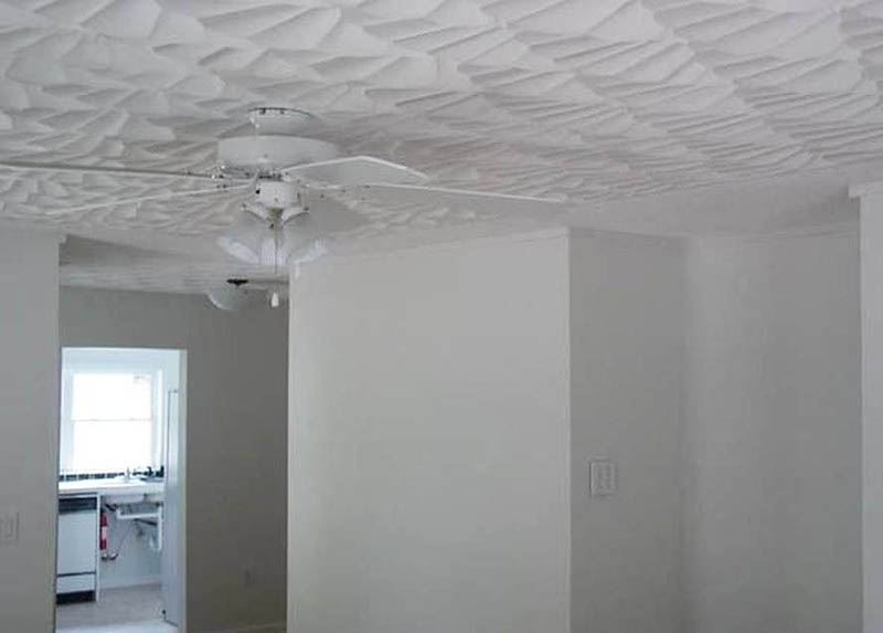 Une texture de plafond unique