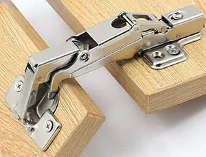 Adjustable hinge with concealed soft closing mechanism