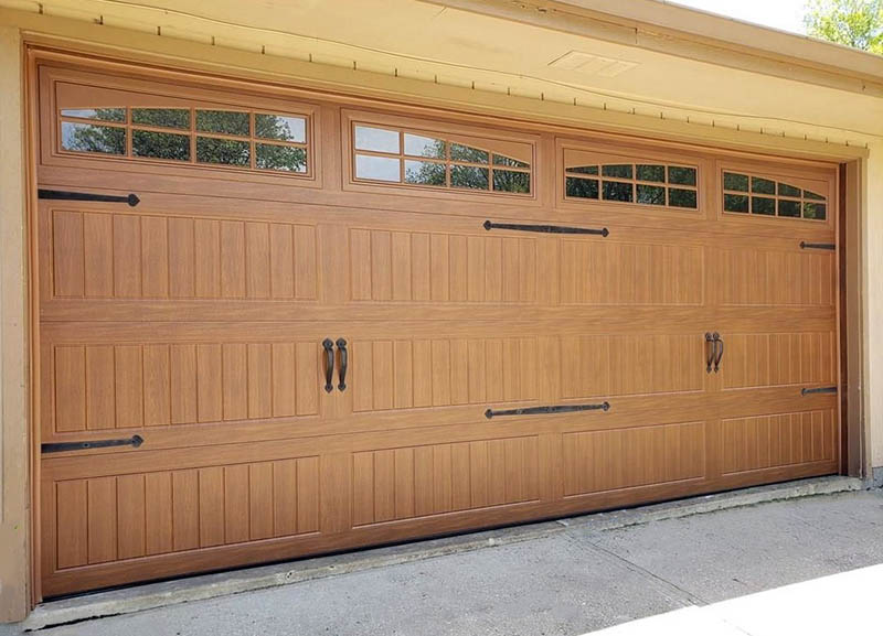 Fiberglass garage door