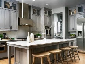 25 Dark Gray Kitchen Cabinets (Design Gallery) - Designing Idea