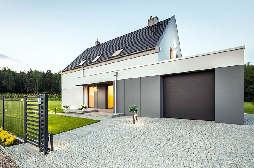 Modern carport door