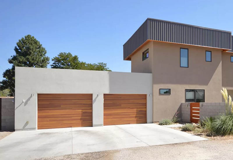 Modern doors made of doors