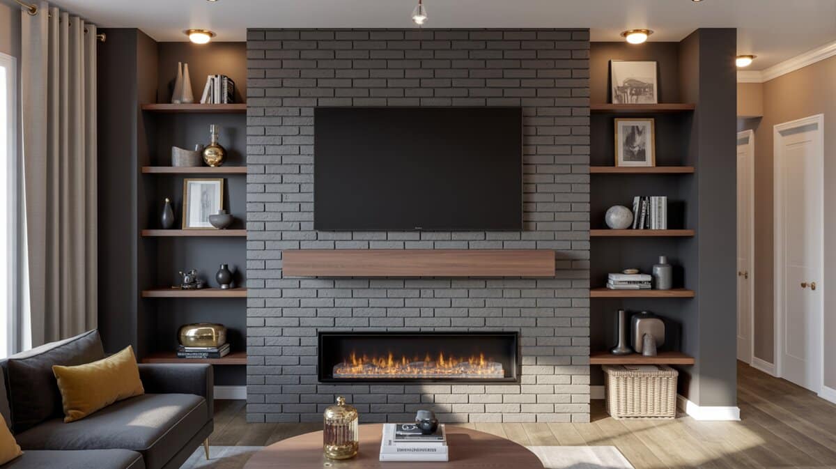 Dark gray paint