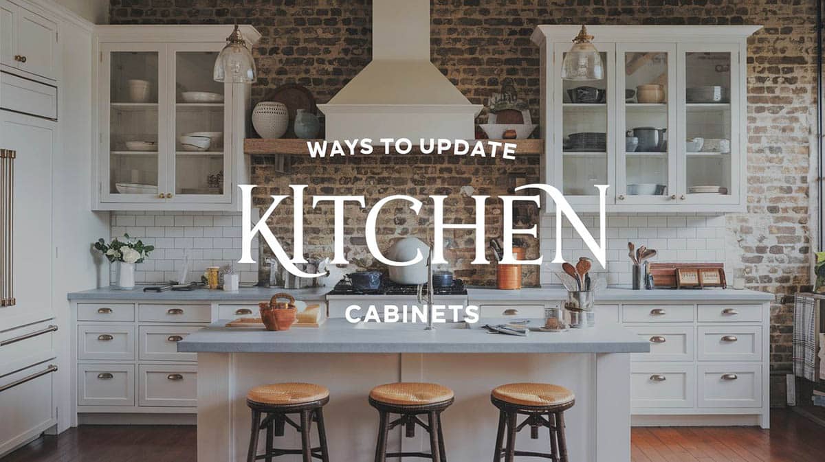 Ways to update kitchen cabinets