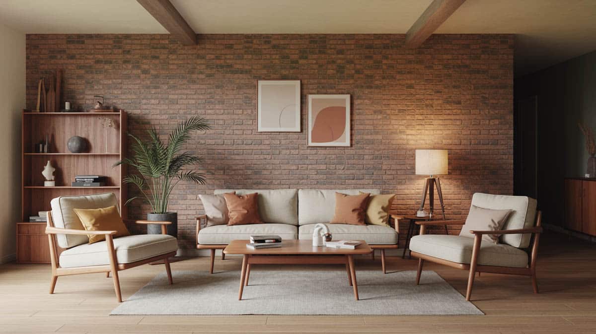 Bricks are known for their fireproofing capabilities, so they are