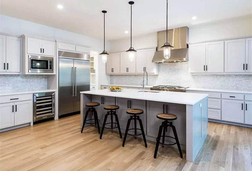 kitchen counter with table