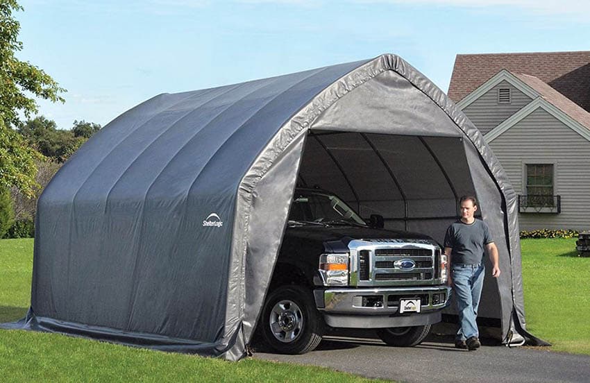 Fabric portable garage