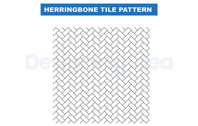 Herringbone tile