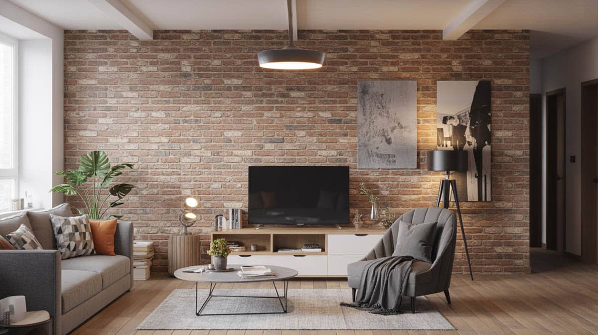 If you want to add that brick wall look but