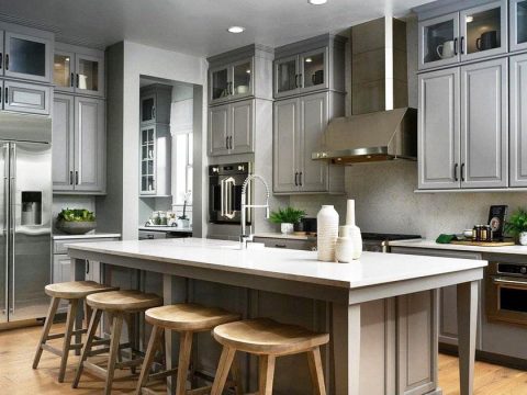 Gray Kitchen Cabinets Color Psychology (Design Ideas)