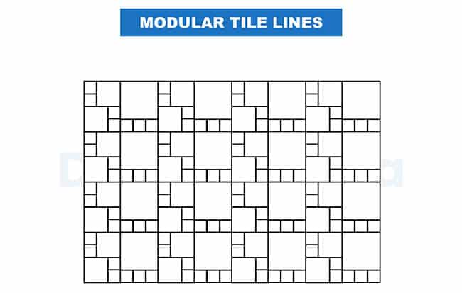 Modular tile lines