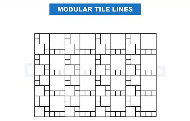 Modular tile lines