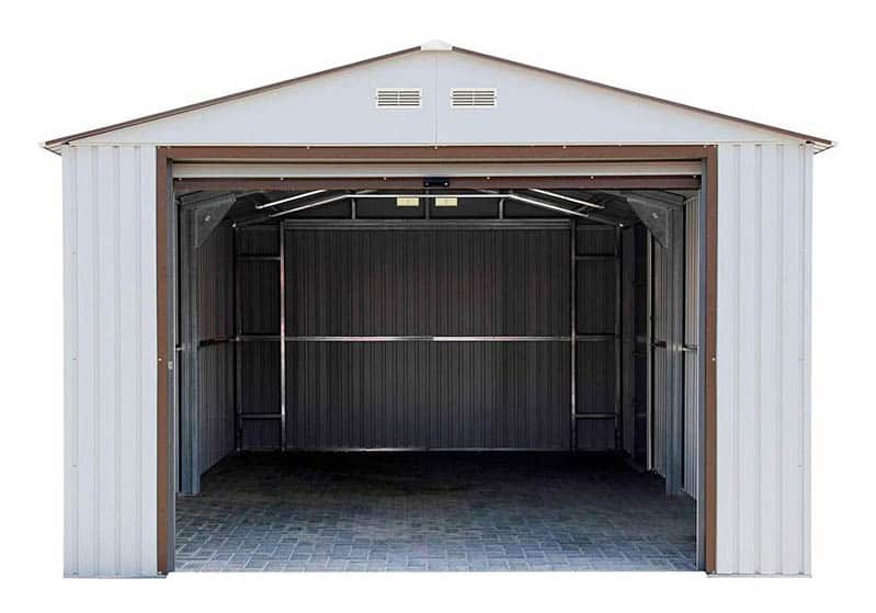 Steel portable garage kit