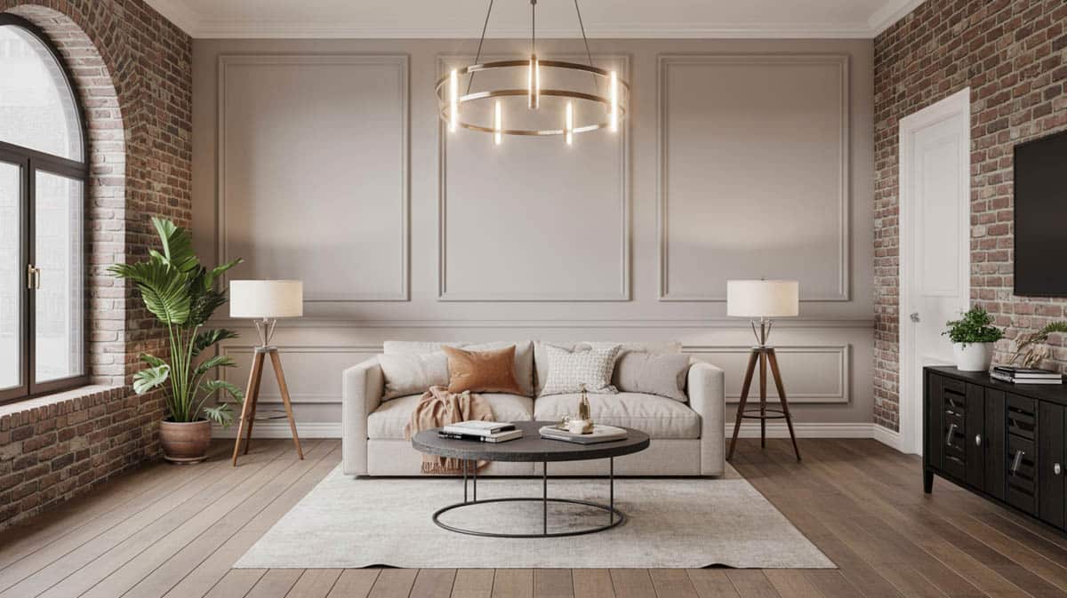 These white-washed surfaces are actually ceramic tiles that has a
