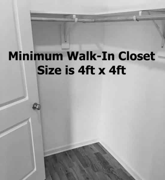 WalkIn Closet Dimensions Designing Idea