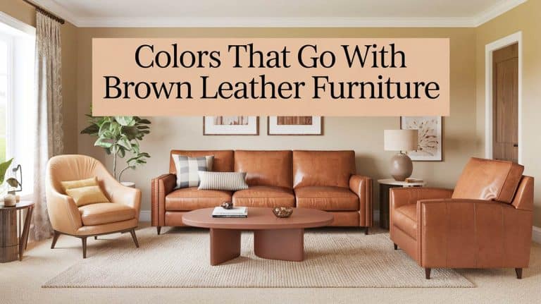Living Room Color Schemes with Brown Leather Furniture
