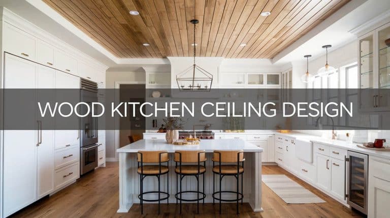 How to Use A Wood Kitchen Ceiling To Transform Your Design