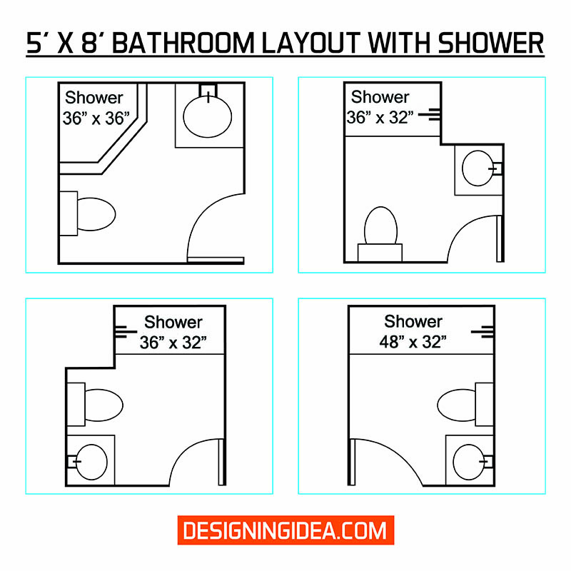 8×5 Bathroom Floor Plans Flooring Site