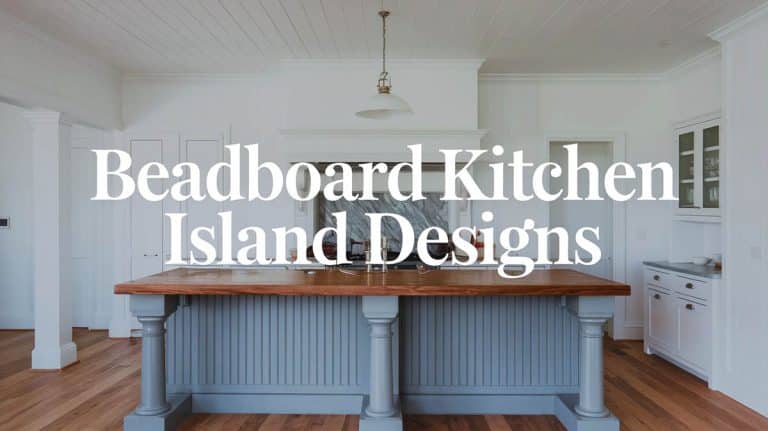 What To Know About Beadboard Kitchen Island Designs