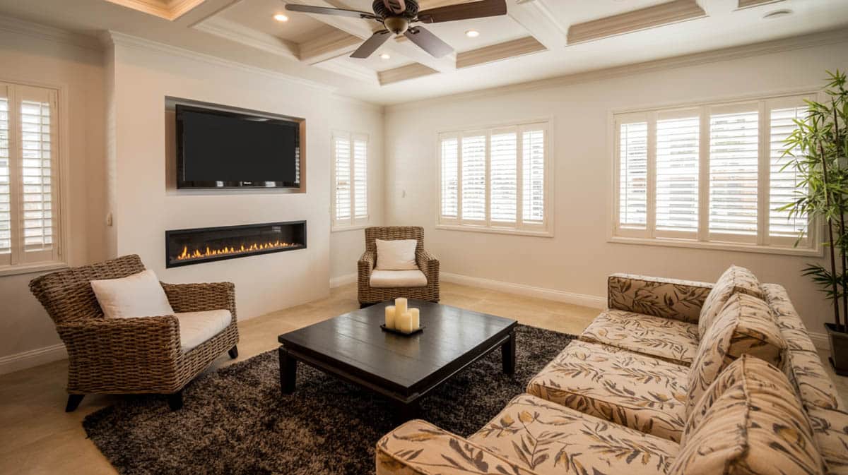 This design features a white base color palette with natural