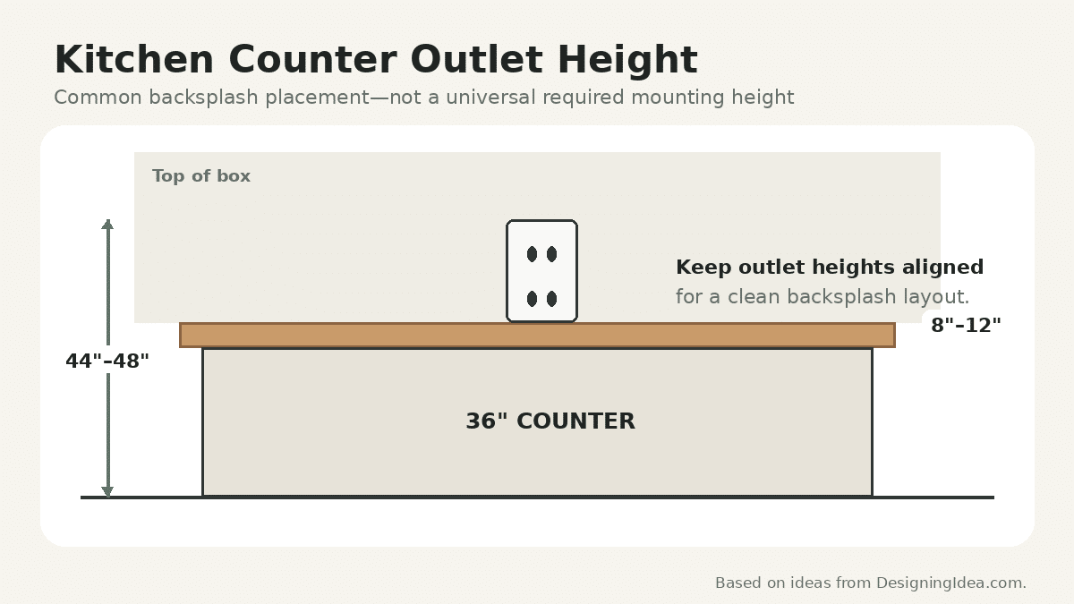 Outlet height