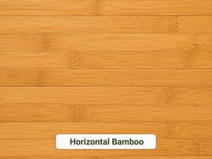Horizontal bamboo