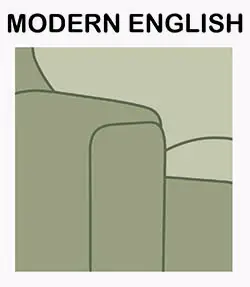 Modern english sofa arm chair style