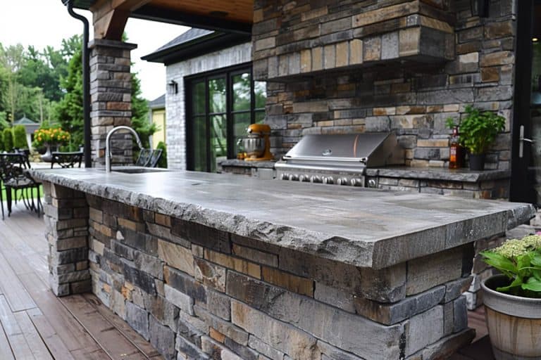 Outdoor Kitchen Concrete Countertops (Benefits & Tips)