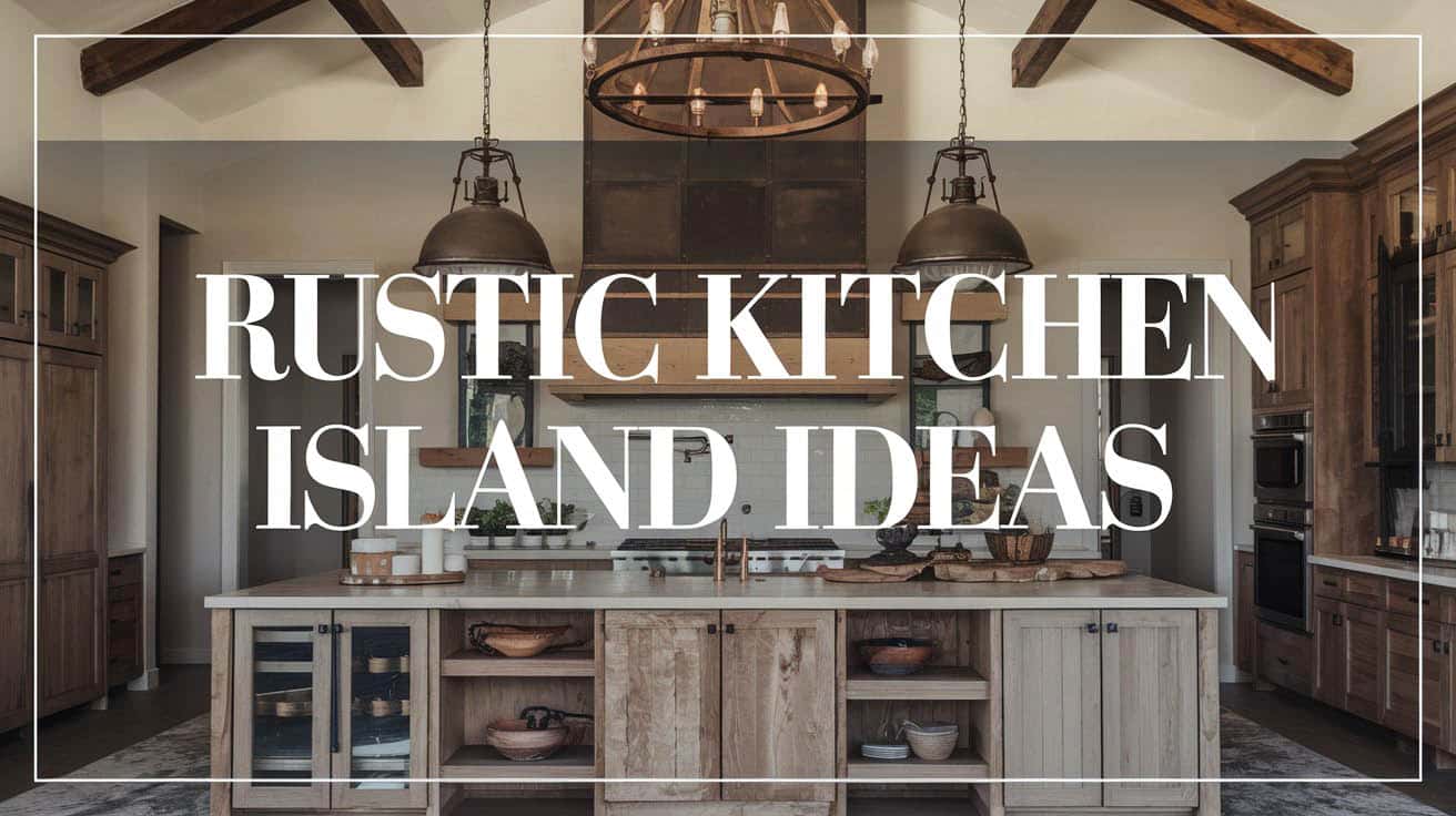 Rustic kitchen island ideas
