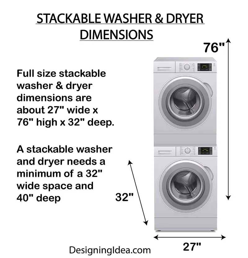 Stackable Washer Dryer Dimensions 20 .webp