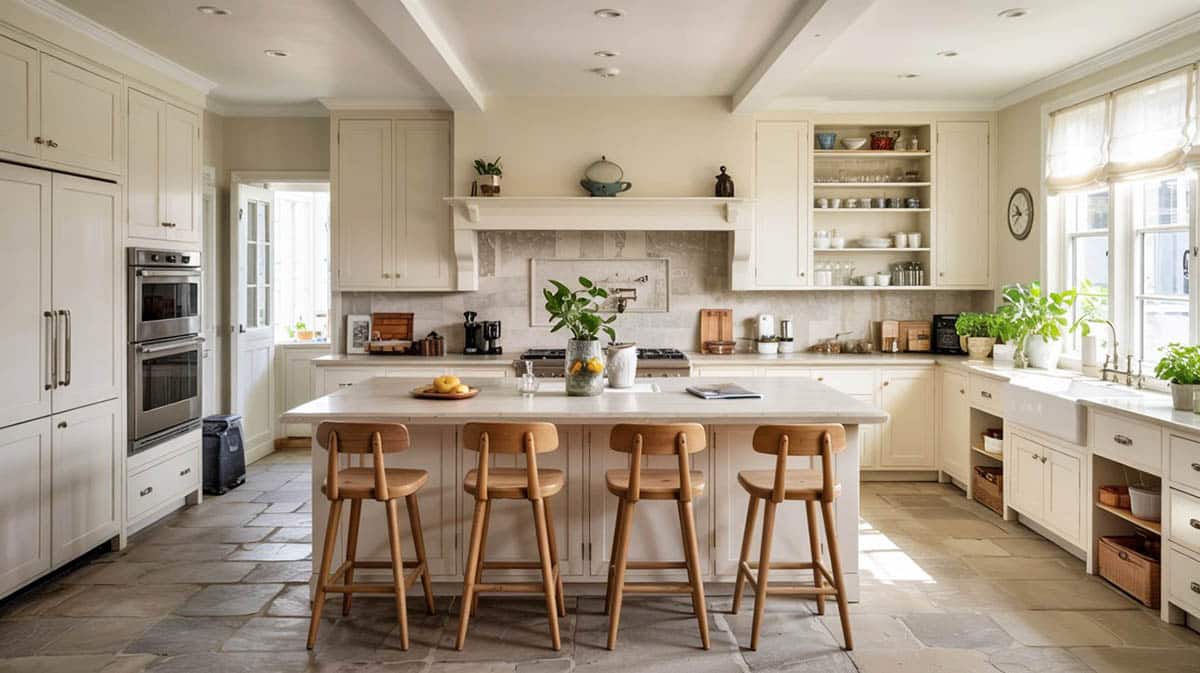 Antique white style cabinets