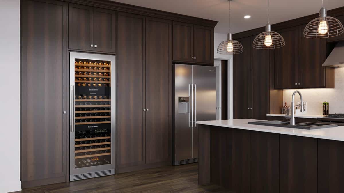 With the use of metal, laminates and glass, this design clearly demonstrates