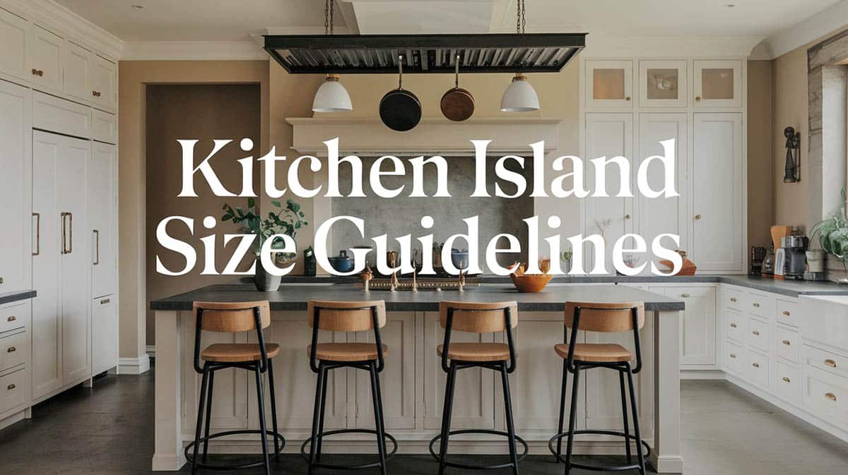 Kitchen island size guidelines