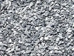 Slate chips gravel